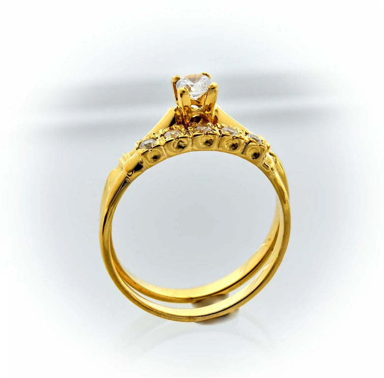 Anillos de Compromiso de Oro 2