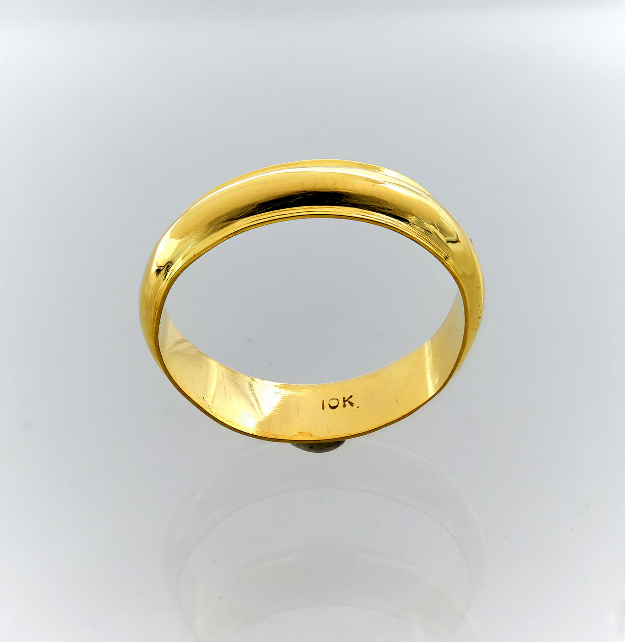 Anillo de Compromiso de Hombre de Oro10k, Anillo Banda Tradicional