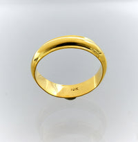Anillo de Compromiso de Hombre de Oro10k, Anillo Banda Tradicional