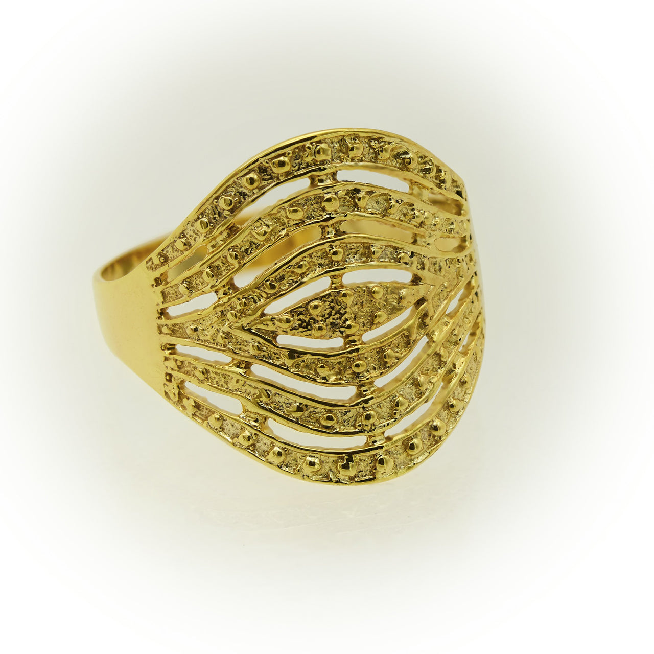 Anillo de Oro 10k para Mujer Estilo Semanario, Semanario de Oro
