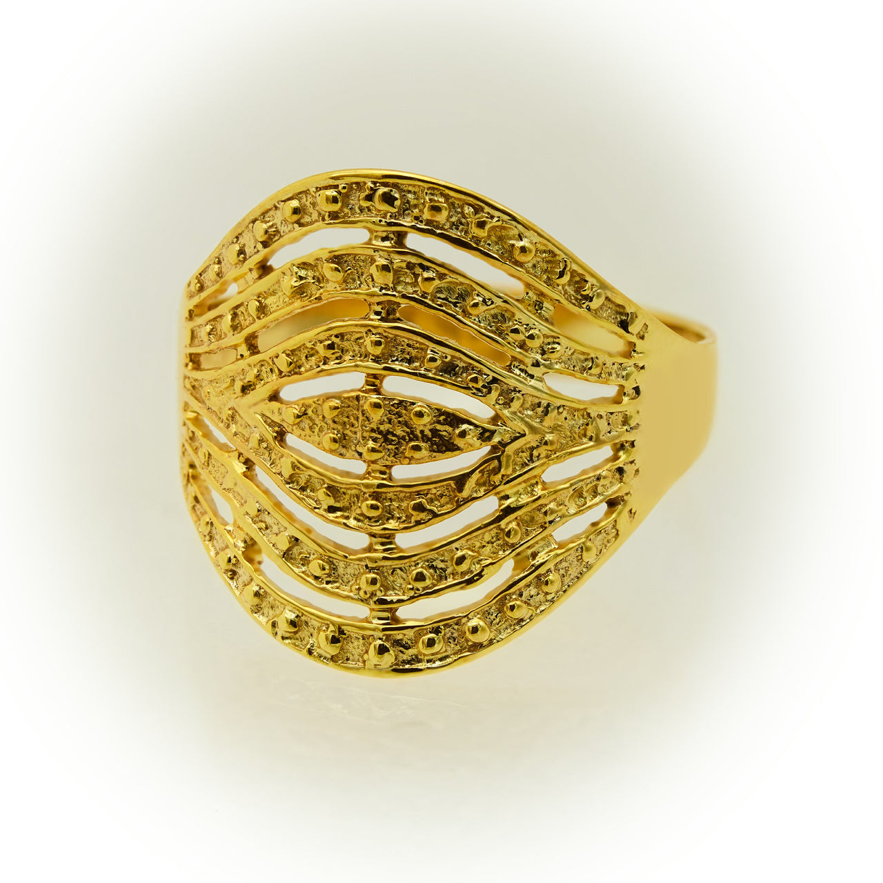 Anillo de Oro 10k para Mujer Estilo Semanario, Semanario de Oro