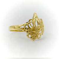 Anillo, Sortija de Niña o Mujer de Oro, Anillo Flores