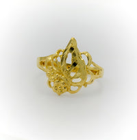 Anillo, Sortija de Niña o Mujer de Oro, Anillo Flores