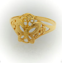 Anillo Mariposa de Oro 10k 1