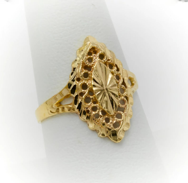 Anillo de Oro para damas de filigrana