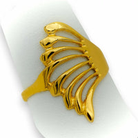 Anillo de Oro amarillo con tema de mar para mujer