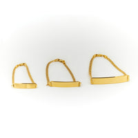 esclavas de oro para mujer, niña/o, o bebe