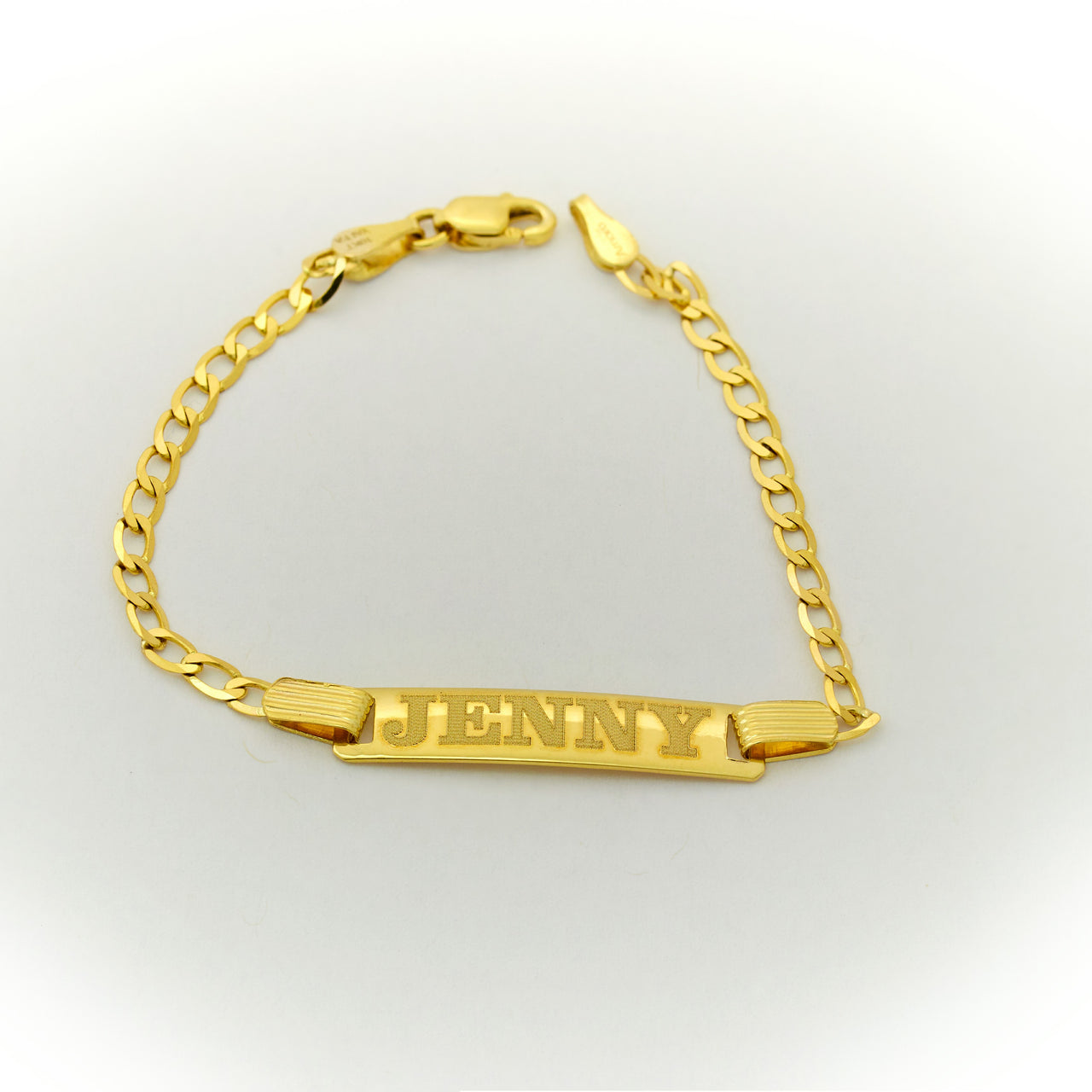 Esclavas de oro personalizable para niña/o
