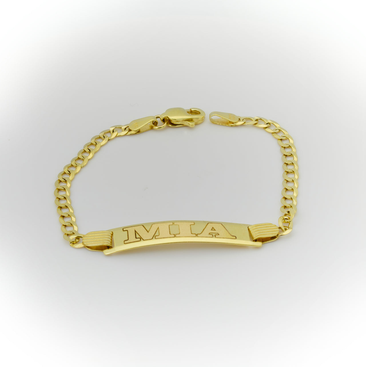 manilla de oro personalizadas para mujer, niño/a o bebe