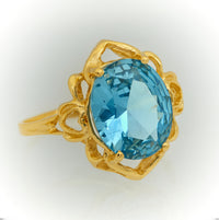 Anillo con Piedra Azul