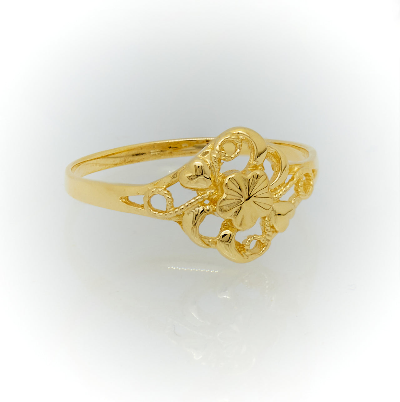 10K Non Stone Gold Ring Anillo sin Piedra de Oro 10k - Acosta´s jewelry