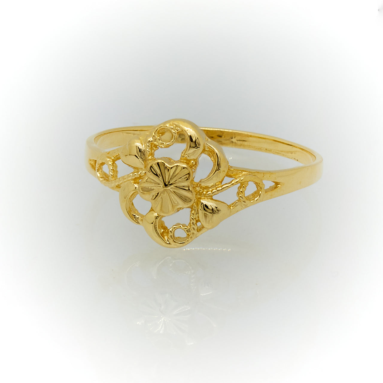 10K Non Stone Gold Ring Anillo sin Piedra de Oro 10k - Acosta´s jewelry