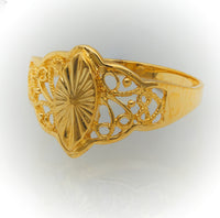 10K Non Stone Gold Ring Anillo sin Piedra de Oro 10k - Acosta´s jewelry