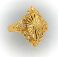 10K Non Stone Gold Ring Anillo sin Piedra de Oro 10k - Acosta´s jewelry