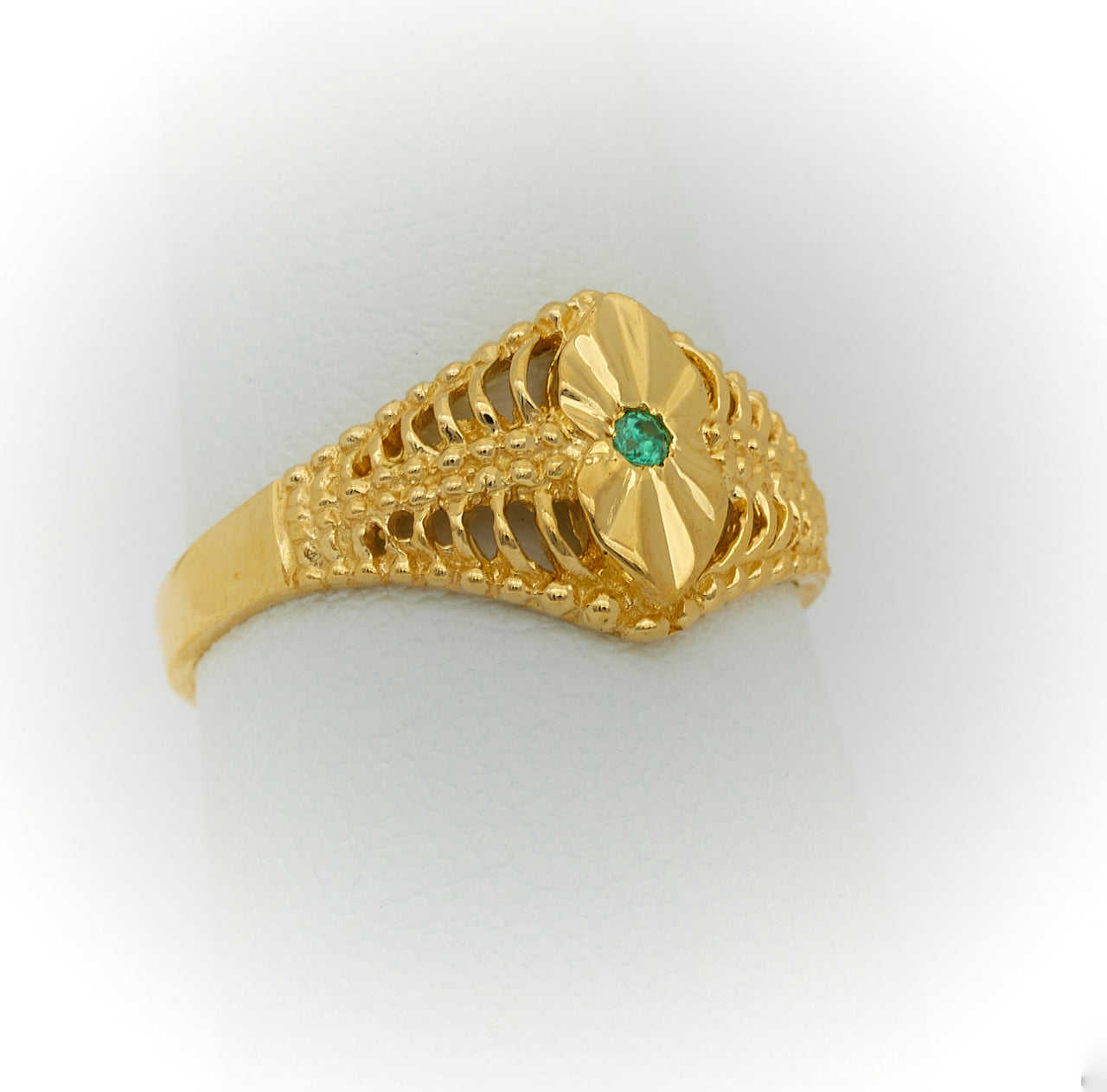 10K Women Gold Ring with Stone Anillo de Mujer con Piedra de Oro 10k - Acosta´s jewelry