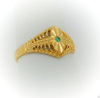 10K Women Gold Ring with Stone Anillo de Mujer con Piedra de Oro 10k - Acosta´s jewelry