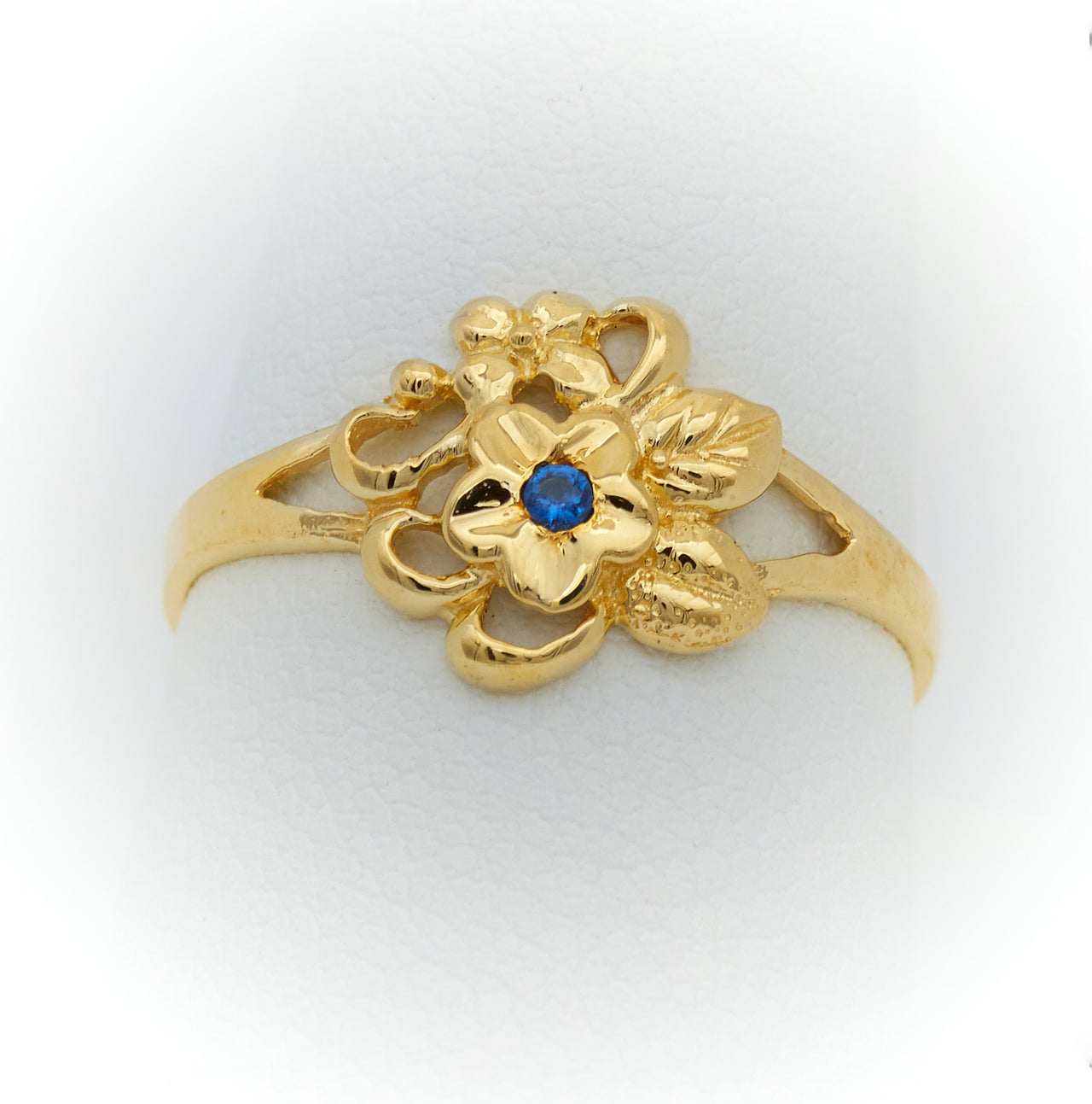 10K Women Gold Ring with Stone Anillo de Mujer con Piedra de Oro 10k - Acosta´s jewelry
