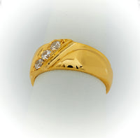 Anillo 3 piedras para hombres