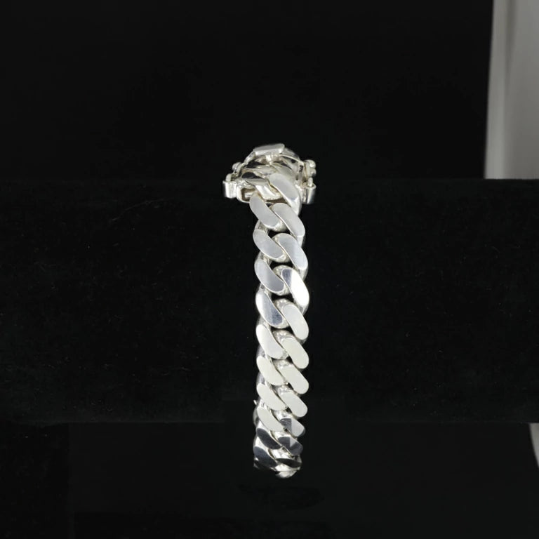Pulsera cbana de plata, 11mm
