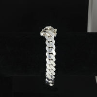 Pulsera cbana de plata, 11mm