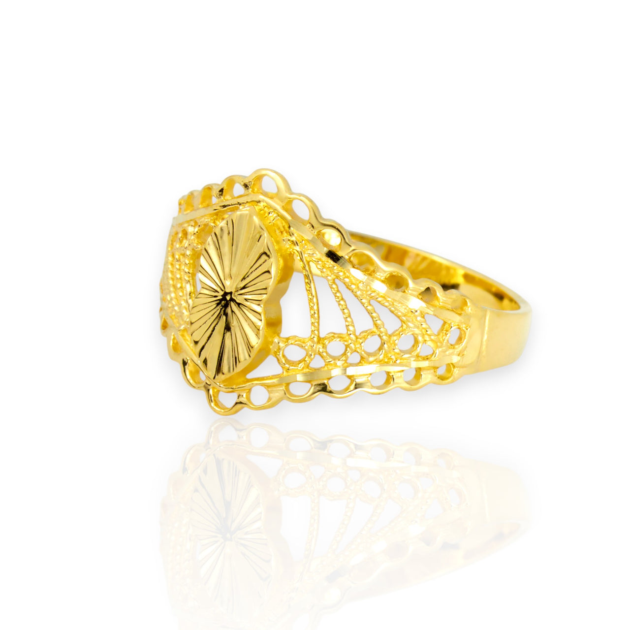 Anillo de Oro Filigrana para Mujer