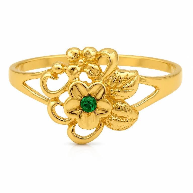 Anillo de Flor Simple para Mujeres o para Niñas