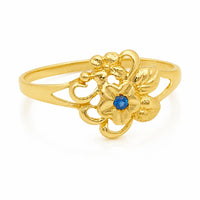Anillo de Flor Simple para Mujeres o para Niñas