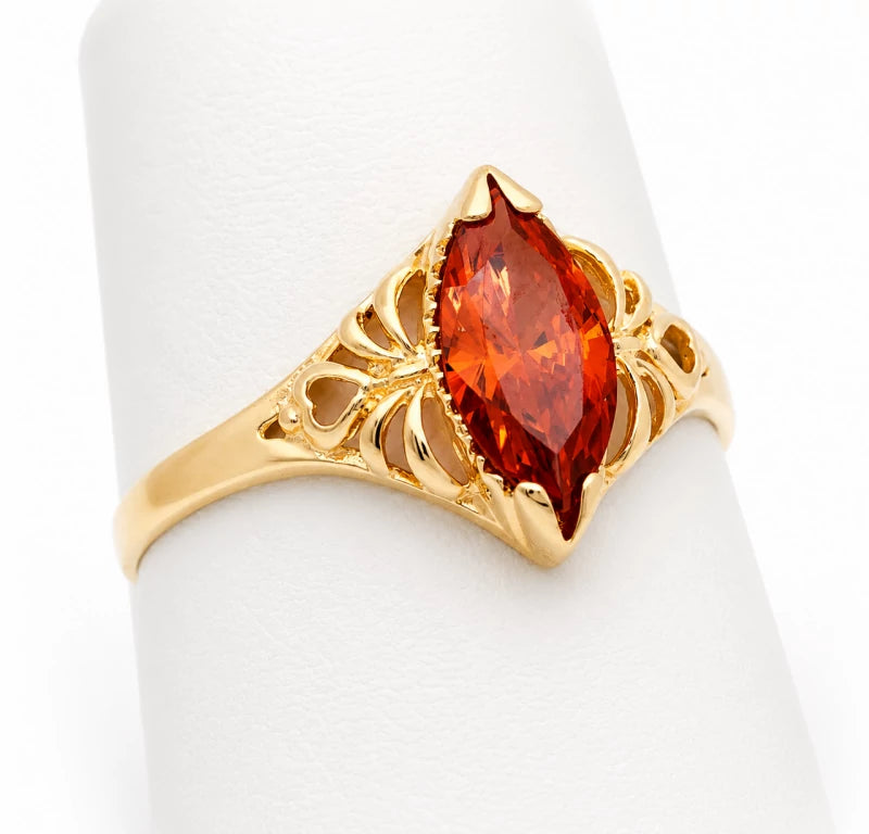 Anillo Solitario Marquesa de Oro