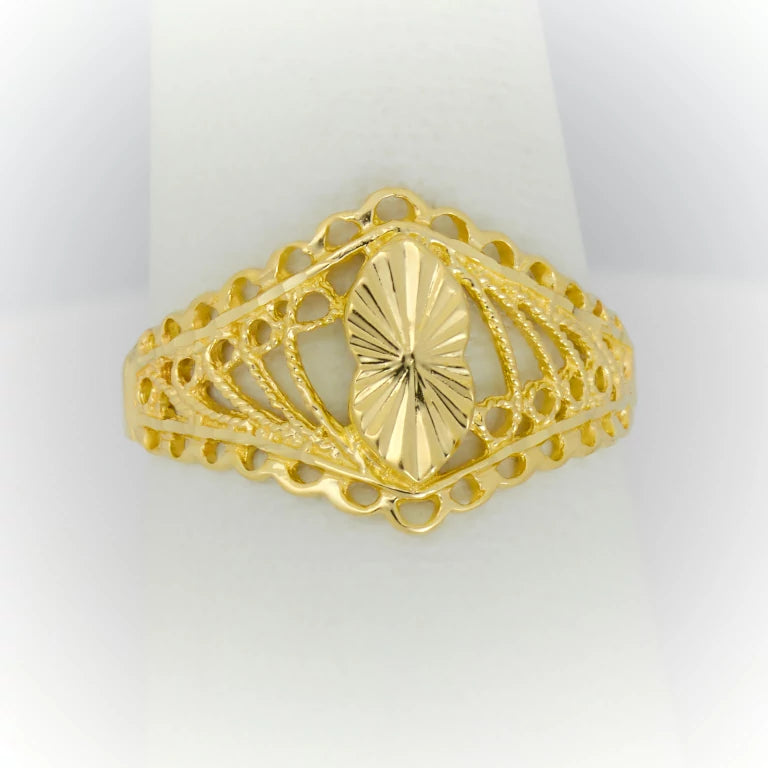 Anillo de Oro Filigrana para Mujer