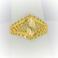 Anillo de Oro Filigrana para Mujer