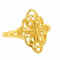 Anillo Modelo Antiguo Filigrana en Oro Amarillo