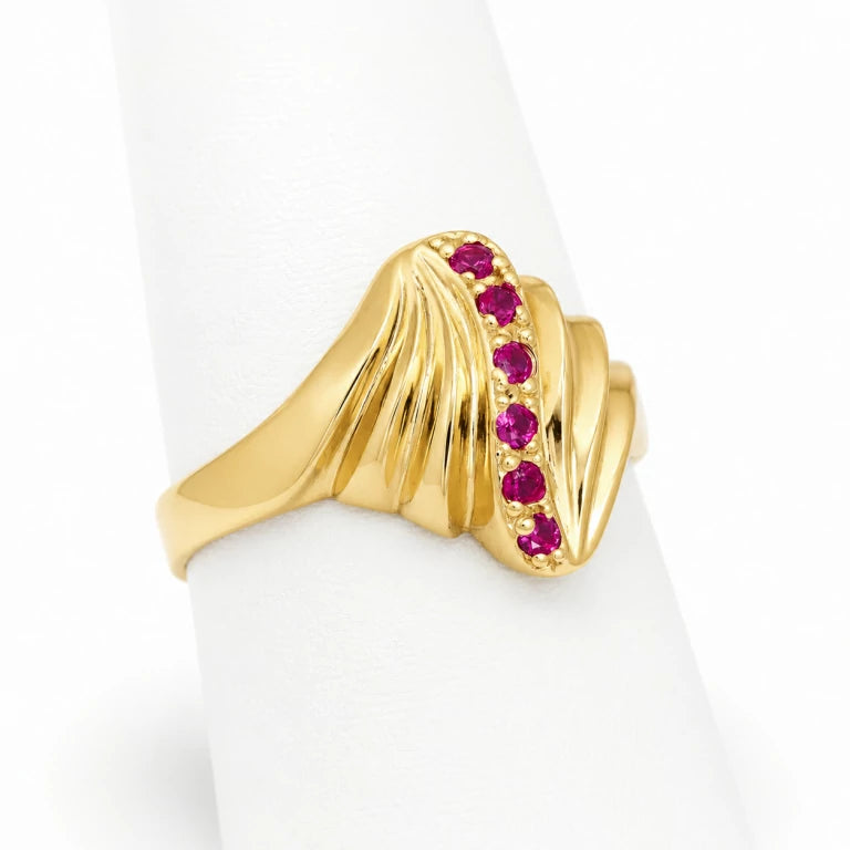 hermoso anillo de oro con piedraspersonalizadas en el color que prefieras