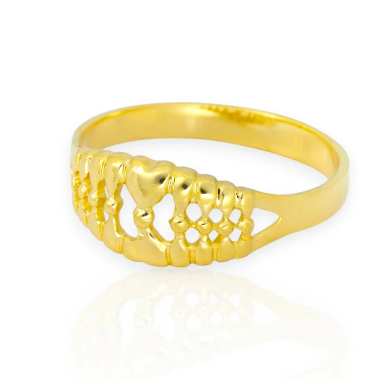 Anillo de Mujer o niñas con lacitos y corazones