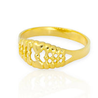Anillo de Mujer o niñas con lacitos y corazones