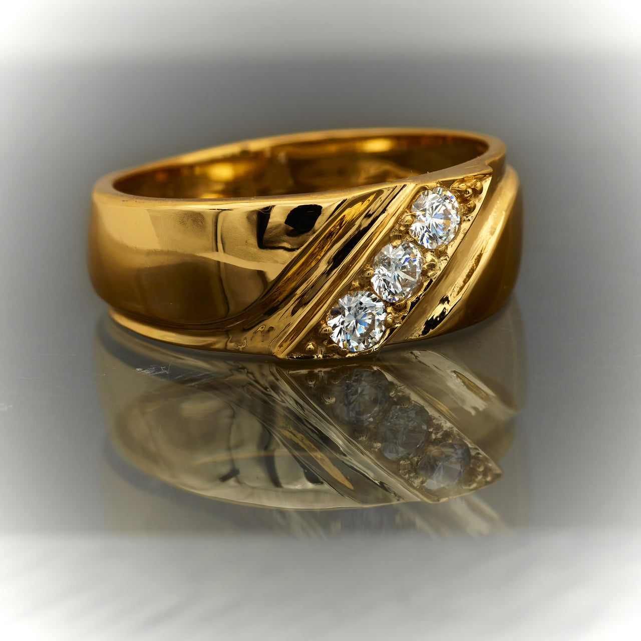 Anillo Hombre Matrimonio Franja Anillos Alianzas Doradas Alianzas