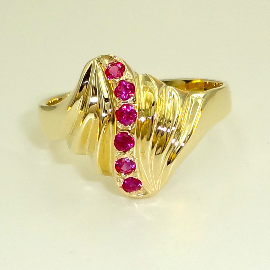 10K Women Gold Ring with Stone Anillo de Mujer con Piedra de Oro 10k - Acosta´s jewelry