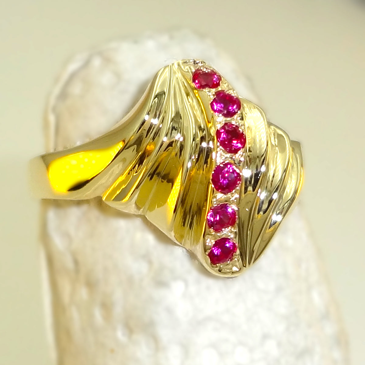 10K Women Gold Ring with Stone Anillo de Mujer con Piedra de Oro 10k - Acosta´s jewelry