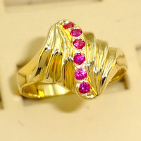 Thumbnail for 10K Women Gold Ring with Stone Anillo de Mujer con Piedra de Oro 10k - Acosta´s jewelry