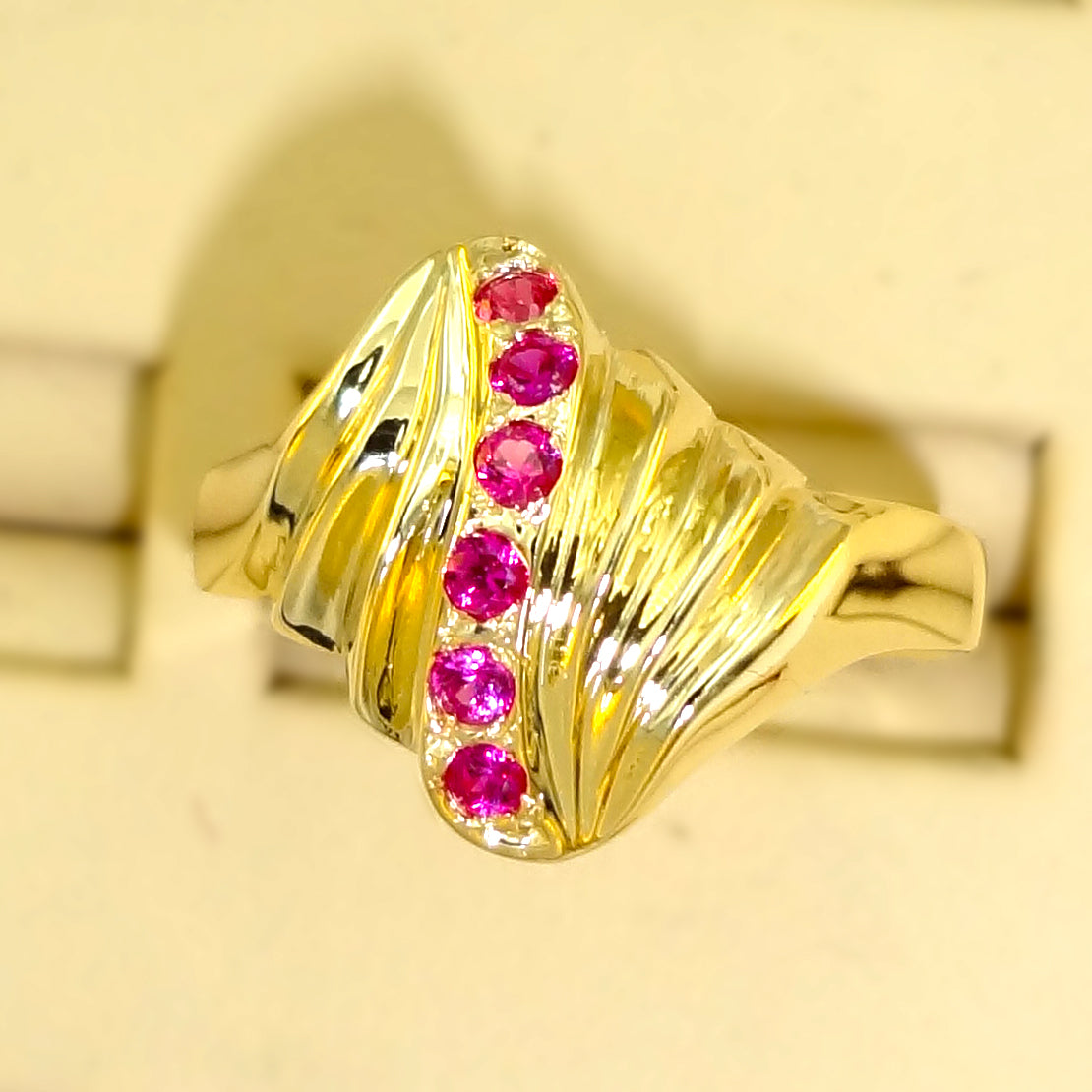 10K Women Gold Ring with Stone Anillo de Mujer con Piedra de Oro 10k - Acosta´s jewelry