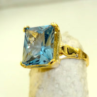 Thumbnail for 10K Women Gold Ring with Stone Anillo de Mujer con Piedra de Oro 10k - Acosta´s jewelry