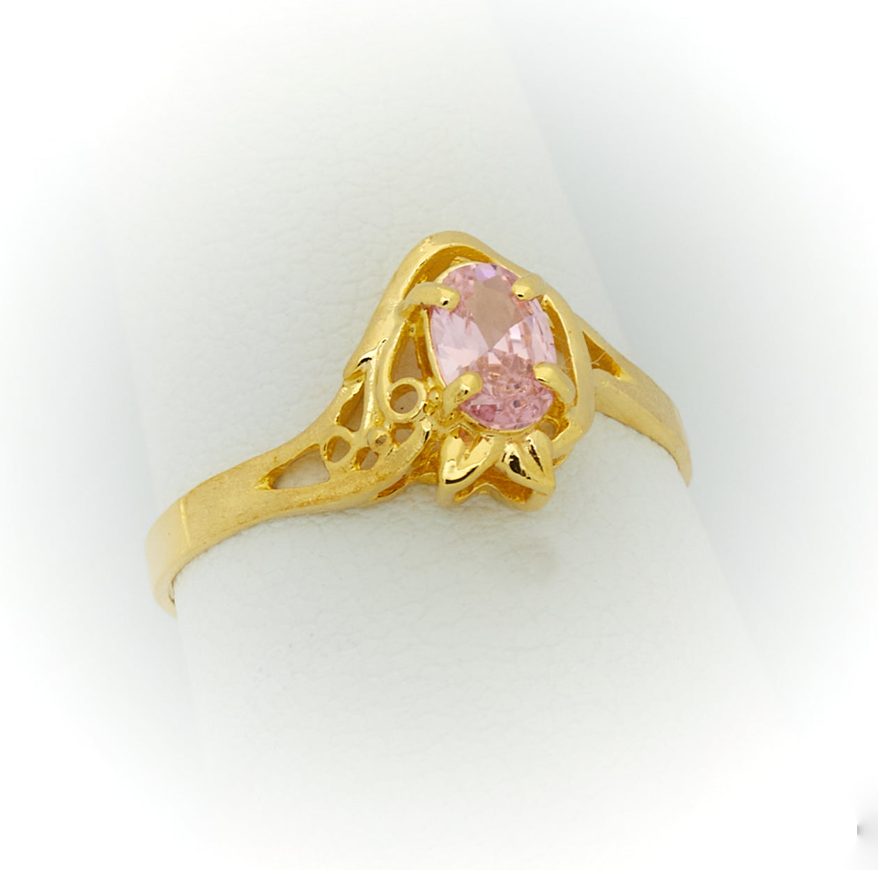 10K Women Gold Ring with Stone Anillo de Mujer con Piedra de Oro 10k - Acosta´s jewelry