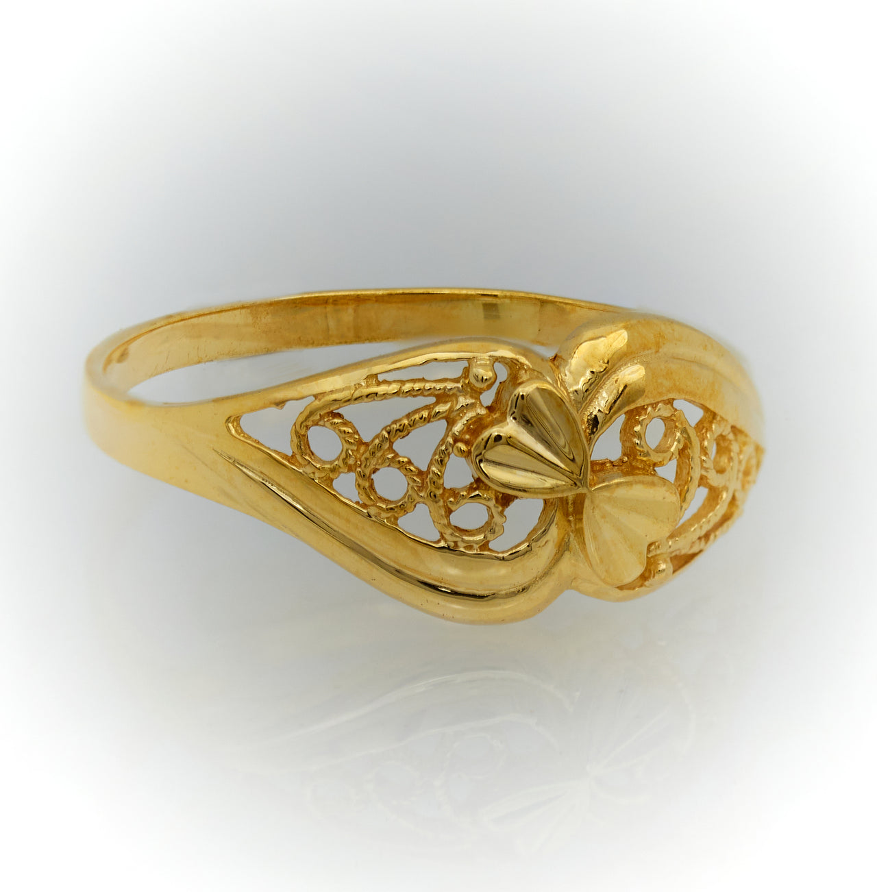 10K Non Stone Gold Ring  Anillo sin Piedra de Oro 10k - Acosta´s jewelry