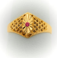 Thumbnail for 10K Women Gold Ring with Stone Anillo de Mujer con Piedra de Oro 10k - Acosta´s jewelry